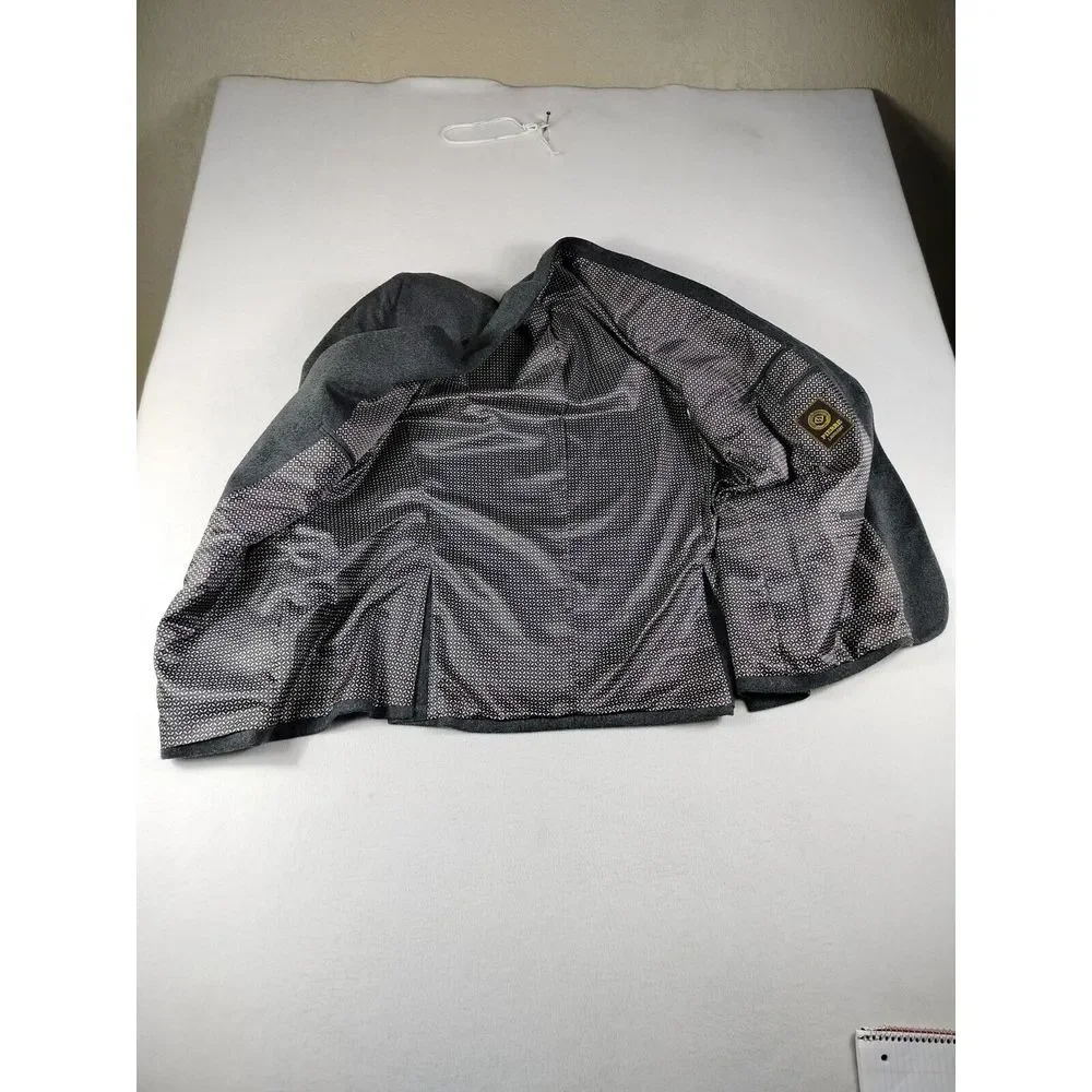 Pierre Laurant Blazer‎ Mens 52R Gray Wool Silk Corpcore Professional Career